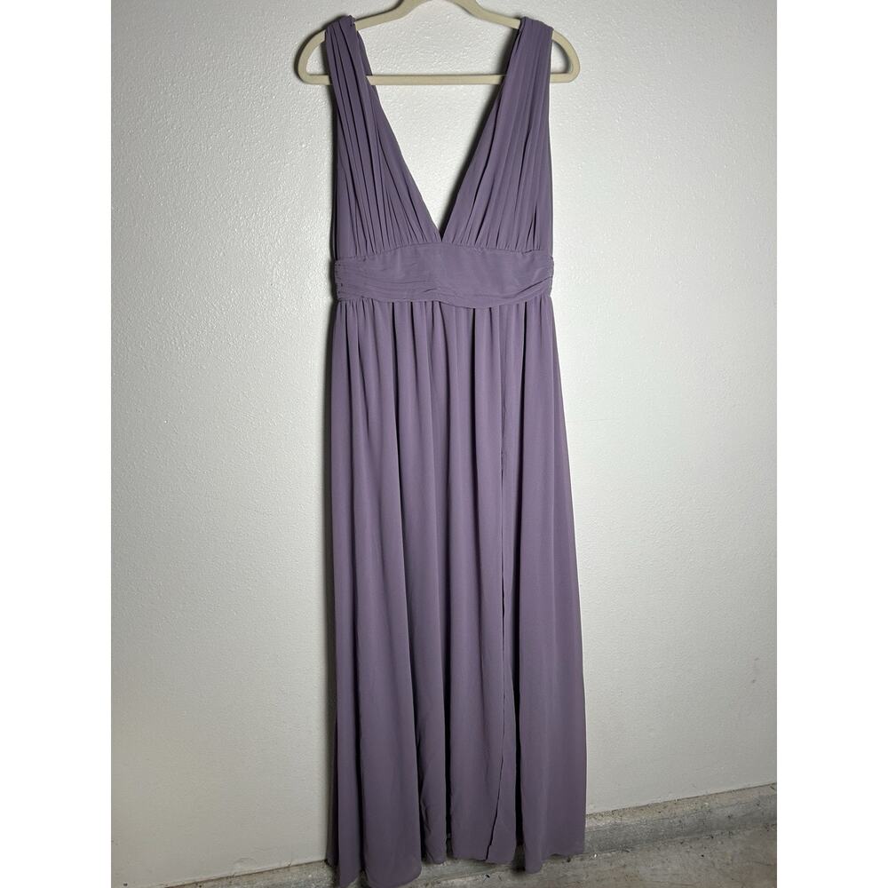 GUC Lulus Heavenly Hues In Dusty Purple Maxi Dress Size Large